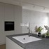 Sudoper granitni Concepto Vero, 65x50 cm, jedno korito i ocjeđivač, bijela