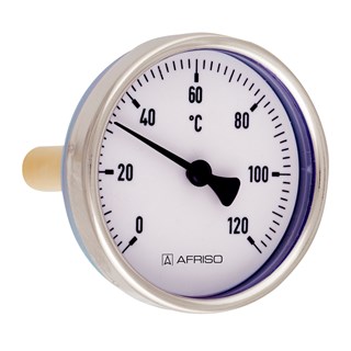 Termometar Afriso TB, sonda 45 mm, 120, 1/2", 63 mm