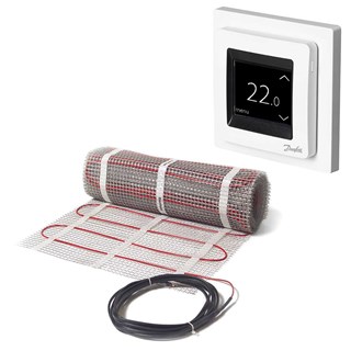 Set za električno podno grijanje Danfoss ECmat 150 T,  1,5m2, 150 W/m2