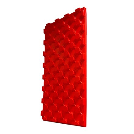 Podno grijanje raster Terma EPS PGF, s crvenom folijom, 40 mm, 1200x600 mm (8,64 m2/pak; 0,72 m2/kom)