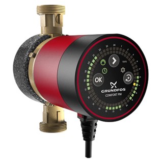 Pumpa cirkulaciona za sanitarnu vodu Grundfos UP, 15-14 BXDT PM, s digitalnim satom, s nepovratnim ventilom