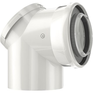Kondenzacijski dimovod koljeno Bosch AZB 609/1-B, 80/125 mm, 90°, koljeno sa revizijom
