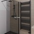 Radijator kupaonski električni TERMAbad R01 Black, 1600x600 mm, 700 W, crni