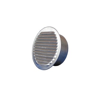 Rešetka ventilacije Terma, 110 mm, aluminij, okrugla