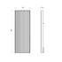 Radijator pločasti vertikalni Terma E Vertical 22V, 1800x600 mm, 2777W
