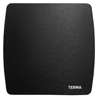 Ventilator Terma Design, 100 mm, s klapnom, Black
