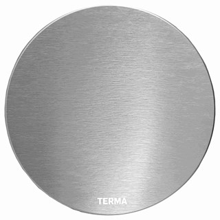 Ventilator Terma Round, 100 mm, s klapnom, Silver