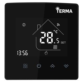 Termostat za podno grijanje Terma ST-06, crni, digitalni, WiFi