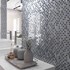 Mozaik pločica May Crystal Mosaic Sweet Mini Black, 30x30 cm (1, 5x1, 5 cm), sjaj i mat, dekor