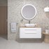 Mozaik pločica May Crystal Mosaic Sweet Mini Beige, 30x30 cm (1, 5x1, 5 cm), sjaj i mat, dekor