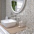 Mozaik pločica May Crystal Mosaic Sweet Mini Beige, 30x30 cm (1, 5x1, 5 cm), sjaj i mat, dekor