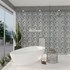Mozaik pločica May Crystal Mosaic Lovely Grey, 30x30 cm (2, 5x2, 5 cm), sjaj i mat, dekor