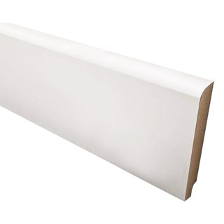 Lajsna za laminat May Flooring MDF, bijela, mat, 1,6x8x280 cm