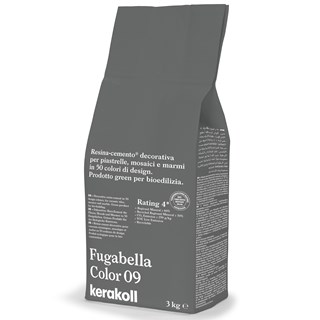 Fugir masa Kerakoll Fugabella Color 09 Grigio Cemento, 3 kg