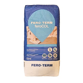 Ljepilo fleksibilno Fero-term fero COL ojačano mikrovlaknima (C2TE), 25 kg