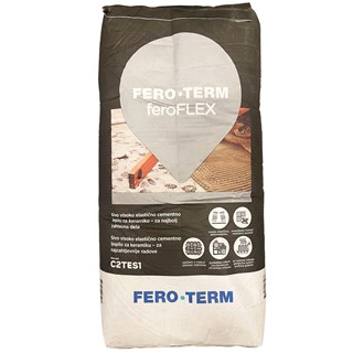 Ljepilo fleksibilno Fero-term fero FLEX ojačano mikrovlaknima (C2TE S1 ), 25 kg