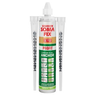 Sredstvo za kemijsko sidrenje Somafix Profit Chemical Anchor Polyester Based, za teška opterećenja, 300 ml