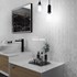 Mozaik pločica May Crystal Mosaic Cute White, 30x30 cm, sjaj i mat, dekor