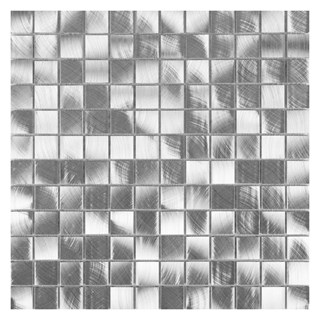 Mozaik pločica May Crystal Mosaic Metal, 30x30 cm, mat, postavljanje isključivo na zid