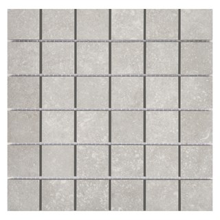 Mozaik pločica May Crystal Mosaic Light Grey Stone, 30x30 cm, mat, dekor