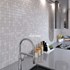 Mozaik pločica May Crystal Mosaic Light Grey Stone, 30x30 cm, mat, dekor