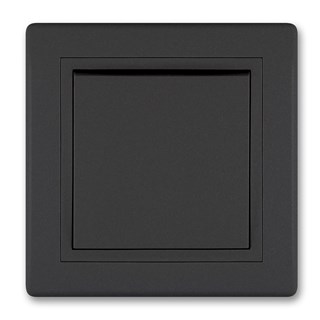 Prekidač PRESTIGE 10A 250V~, crni soft