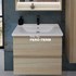 Umivaonik za kupaonski element Concepto Smooth, 80 cm