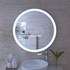 Ogledalo sa LED rasvjetom Concepto+ Erin Sensor White, 80 cm 