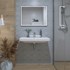 Umivaonik na ploču/zid Concepto Glam, 80 cm