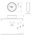 Umivaonik na ploču Concepto Touch-C, 41,5x13,5 cm