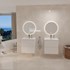 Kupaonski element viseći sa umivaonikom Concepto+ Smooth, 65 cm, bijela, sa ladicom
