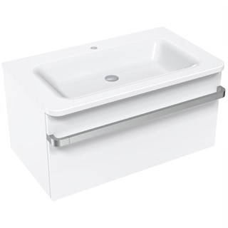 Kupaonski element viseći sa umivaonikom Concepto+ Ideal, 80x48x43 cm, bijela, sa ladicom