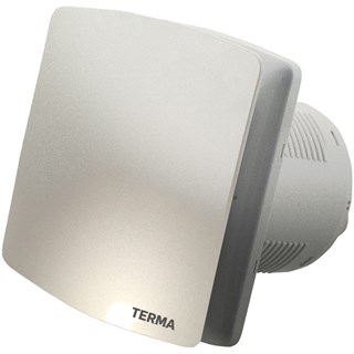 Ventilator Terma Design, 100 mm, s klapnom, Silver