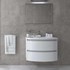 Kupaonski element viseći sa umivaonikom Concepto+ Atolo, 80x48x53 cm, sa 2 ladice