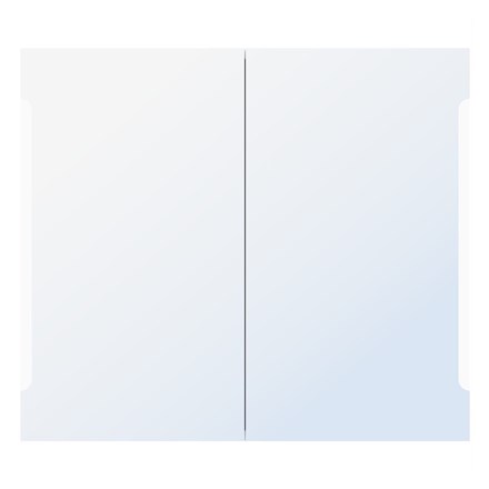 Kupaonski ormarić s dvostrukim ogledalom Concepto+, 80x70x12 cm