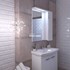 Kupaonski ormarić sa ogledalom i LED rasvjetom Concepto+ Smart, 70x90x15 cm 