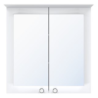 Kupaonski ormarić sa ogledalom Concepto+ Rose, 60x15x65 cm