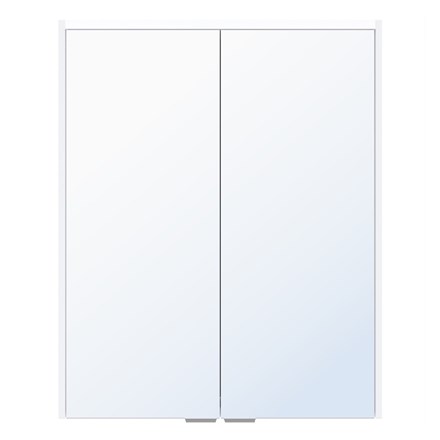 Kupaonski ormarić sa ogledalom i LED rasvjetom Concepto+ Kiara, 60x74x14 cm