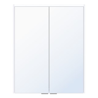 Kupaonski ormarić sa ogledalom i LED rasvjetom Concepto+ Kiara, 60x74x14 cm