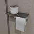 Držač toaletnog papira s policom Voxort 8000, 2/1