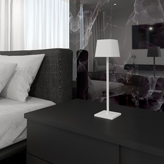 Lampa stolna od 3 W Zorra Lighting (3000/4000/6500 K, 3200 mAh, IP20, 34 cm, dimming) bijela