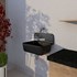Umivaonik vindabona Styron, 49 cm, zidni PVC, crni