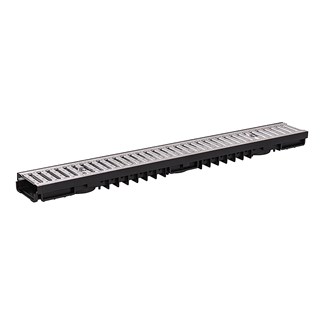 Kanal modularni Styron, 130x1000x55 mm, sa rešetkom, pocinčani, A15, 1,5 T