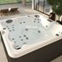 Masažni bazen Jacuzzi Premium Silver/White, 213x213x91 cm, s termo pokrivačem