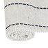 Tepih za kupaonicu Voxort 6500, 60x90 cm, bijeli s prugama