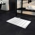 Tepih za kupaonicu Voxort 6500, 40x60 cm, bijeli s prugama