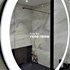 Ogledalo sa LED rasvjetom Concepto+ Erin Sensor Black, 80 cm 