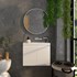 Kupaonski element viseći sa umivaonikom Concepto+ Slim, 60 cm, bijela, sa vratima 