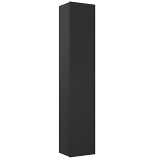 Kupaonski ormarić Concepto+ Vale Black, 35x180x30 cm