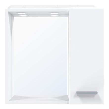 Kupaonski ormarić sa ogledalom Concepto Basic Luka New, 60x56x14,50 cm
